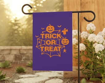 Trick or Treat Halloween Garden Flag, Spooky Decor