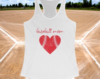 Baseball Mom Women's Ideal Racerback Tank