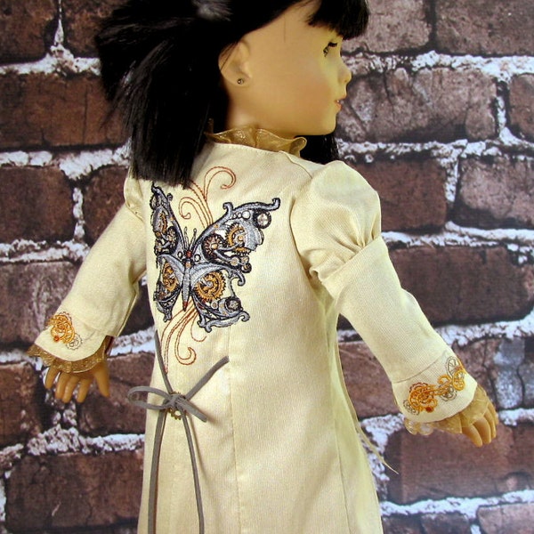 Time Traveler - American Girl Doll Clothes Embroidered Steampunk Shibua Summer Coat