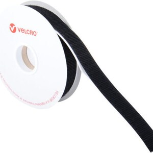 VELCRO®PS14 Taśma samoprzylepna z oryginalnym rzepem i pętelką w kolorze czarnym Bezpieczna podkładka do zarządzania kablami Niestandardowe rozwiązanie do przechowywania i projekt DIY