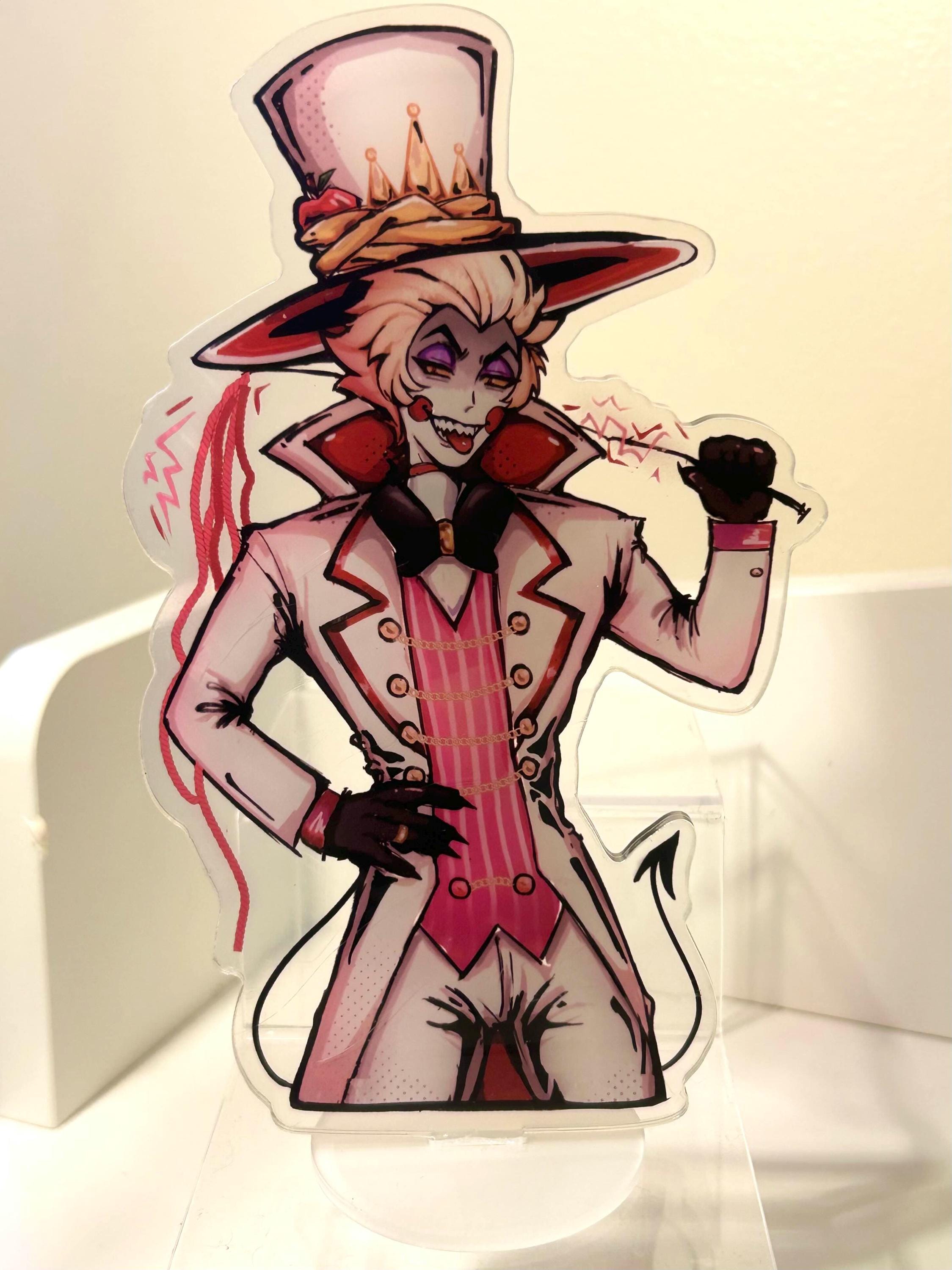 Hazbin Hotel Alastor & Lucifer Spicy Acrylic Standees - Etsy