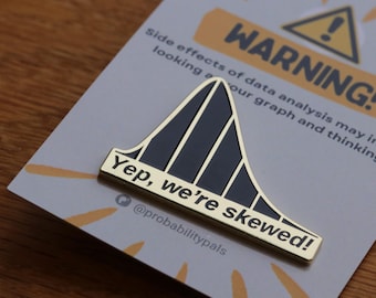 そう、歪んでる！エナメルピン - データサイエンスギフト