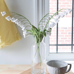 Crochet Lily of the Valley: Build Your Bouquet, May Birthflower Faux Arrangement