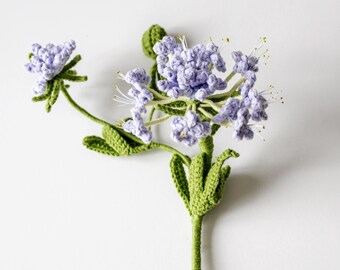 Lace flower Realistic crochet bouquet: build-you-own customized gift bouquets, cozy boho home decor