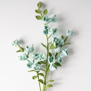 Handmade Crochet Bougainvillea Stems (Set of 3): Floral Centerpiece