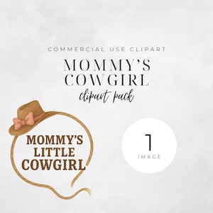 Clipart de Cowgirl da Mamãe PNG com Corda e Chapéu de Laço para Desenhos de Aniversário de Menina Ocidental