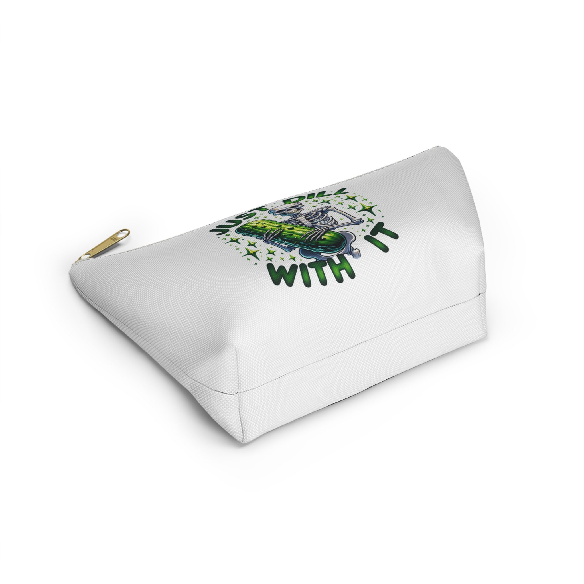XYANFA Gurken-Make-up-Tasche – Geschenk Für Gurken-Liebhaber, Vegan, Wasserdicht (23x18 Cm)