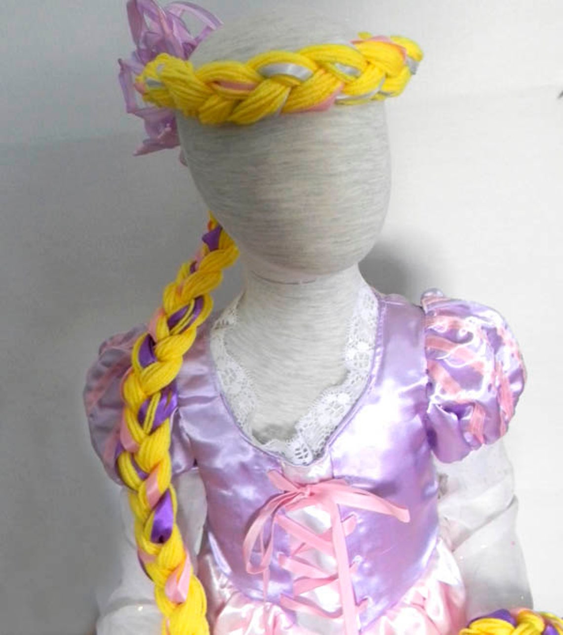 rapunzel dress and wig