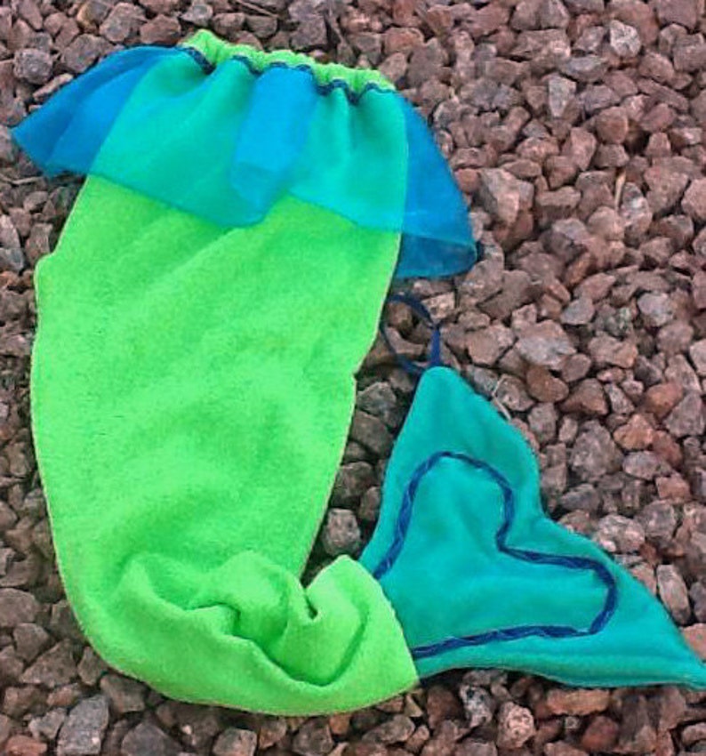 Mermaid Tail Towel in Bright Green and Turquoise Etsy