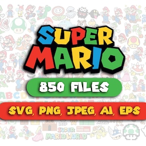 Clipart Mario PNG SVG, Super Mario png, Mario svg, Clipart Mario Kart, princesse Peach png svg Clipart, Luigi svg, SVG Bowser