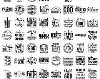 Christian Svg Bundle Religious Svg Bible Verse Svg Christian Quote Svg Scripture Svg Jesus Svg Christian Cut Files for Cricut Faith Svg
