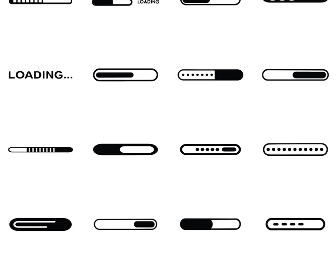 Loading Bar Svg Bundle Loading Svg Loading Icon Svg Loading Please Wait ...