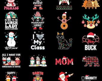 Christmas Svg Bundle Cricut , Christmas Clipart, Christmas Svg Files ...