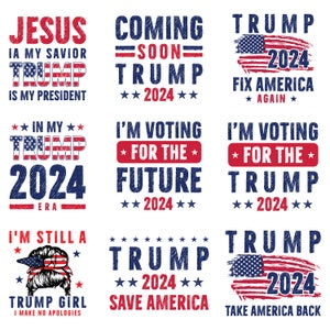 Trumpf 2024 Bundle SVG, Trumpf Bundle PNG, Trumpf 2024 SVG, amerikanischer Trumpf, Bester Trumpf, Retro Trumpf svg, Liebestrumpf svg, Trumpf Ära, Png