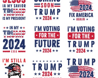 Trump 2024 Bundle Svg Png, Trump Bundle PNG, Trump 2024 SVG, American Trump, Best Trump, Retro Trump Svg, Love Trump Svg, Trump Era, Png