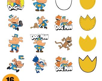 Dog Man SVG PNG BUNDLE, Dogman Png, Dogman Svg, Birthday Dogboy svg bundle, Dog Boy Cricut svg, Dog Man svg and png bundle files for cricut