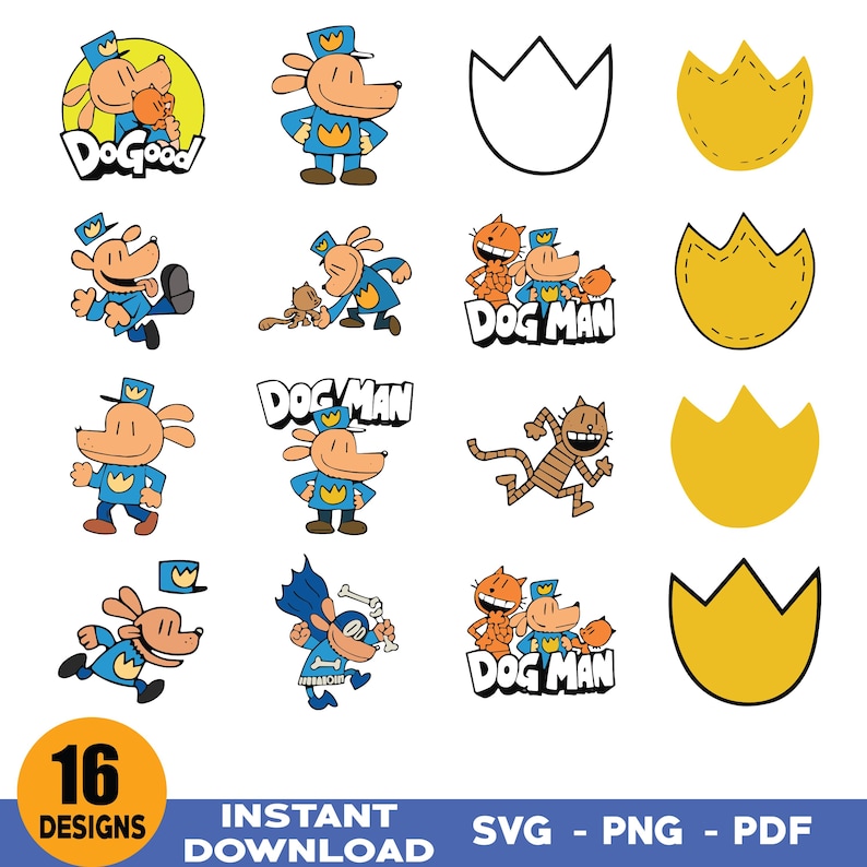 Dog Man SVG PNG BUNDLE, Dogman Png, Dogman Svg, Birthday Dogboy Svg ...