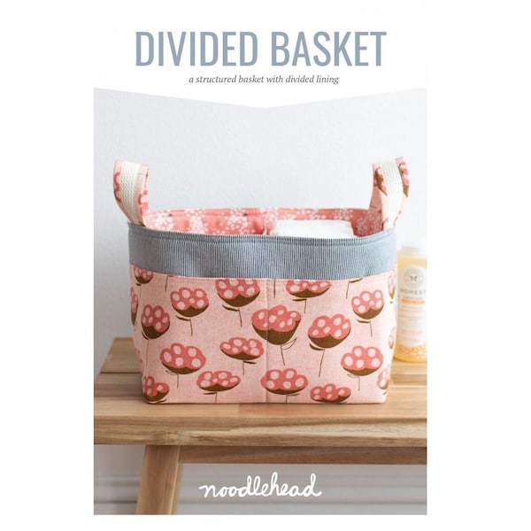 Divided Basket Sewing Pattern - Anna Graham - Noodlehead