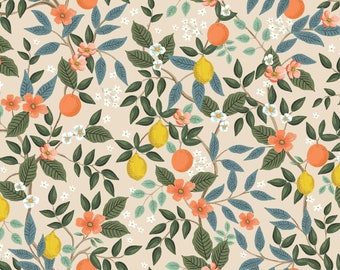 Citrus Grove Cream - Bramble - Anna Bond Rifle Paper Co - Cotton + Steel - 100% Quilters Cotton