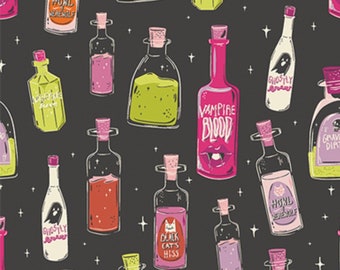 Liquid Magic Sour - Spooky 'n Witchy  - AGF Studio - Art Gallery Fabrics 100% Quilters Cotton