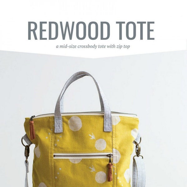 Redwood Tote Paper Sewing Pattern - Anna Graham - Noodlehead - AG-544