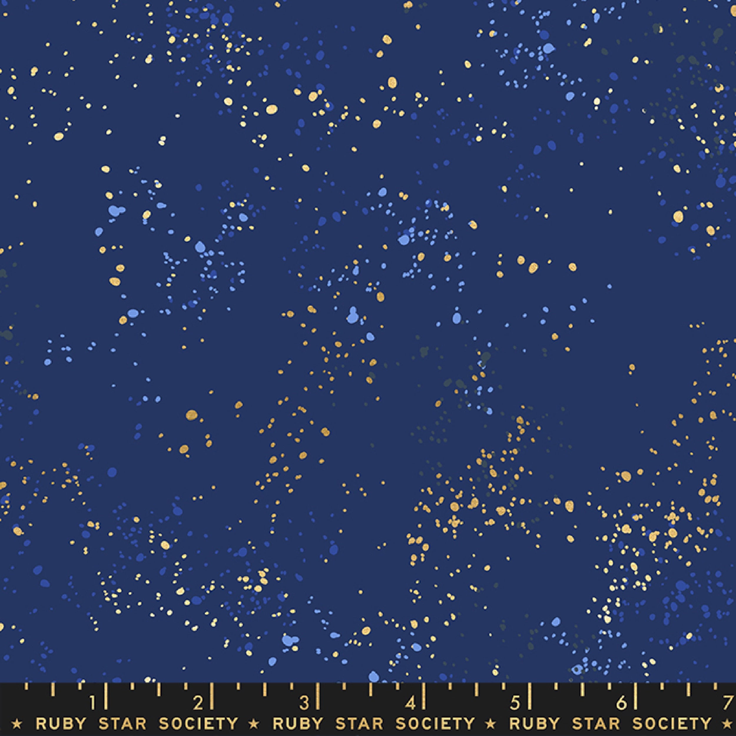 Speckled Navy Metallic Quilt Backer Speckled Navy Metallic Quilt Backer