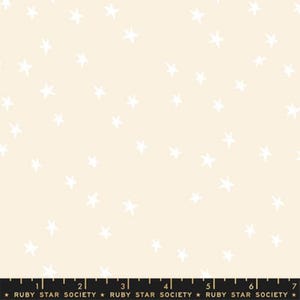 Starry White On Natural - Starry - Alexia Abegg - Ruby Star Society Fabric - Moda 100% Quilters Cotton - RS4109-65
