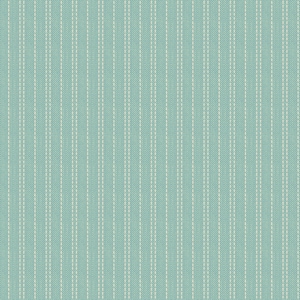 Seamstripe Teal WOVEN - Creating Memories - Tilda Fabric - Tone Finnanger - 100% Woven Quilters Cotton