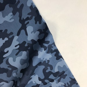 Green Olive Woodland Camo Camouflage Cotton Fabric By The (1/2) Half-Yard  44W