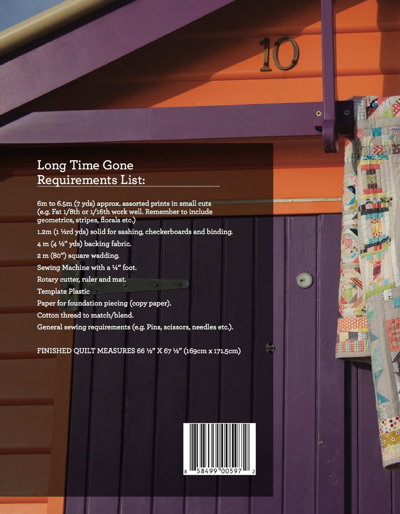 Long Time Gone Quilt Pattern Booklet Jen Kingwell Jen Etsy