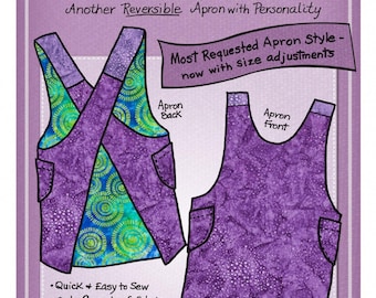 Crisscross Apron Pattern - Mary Mulari Designs - Reversible