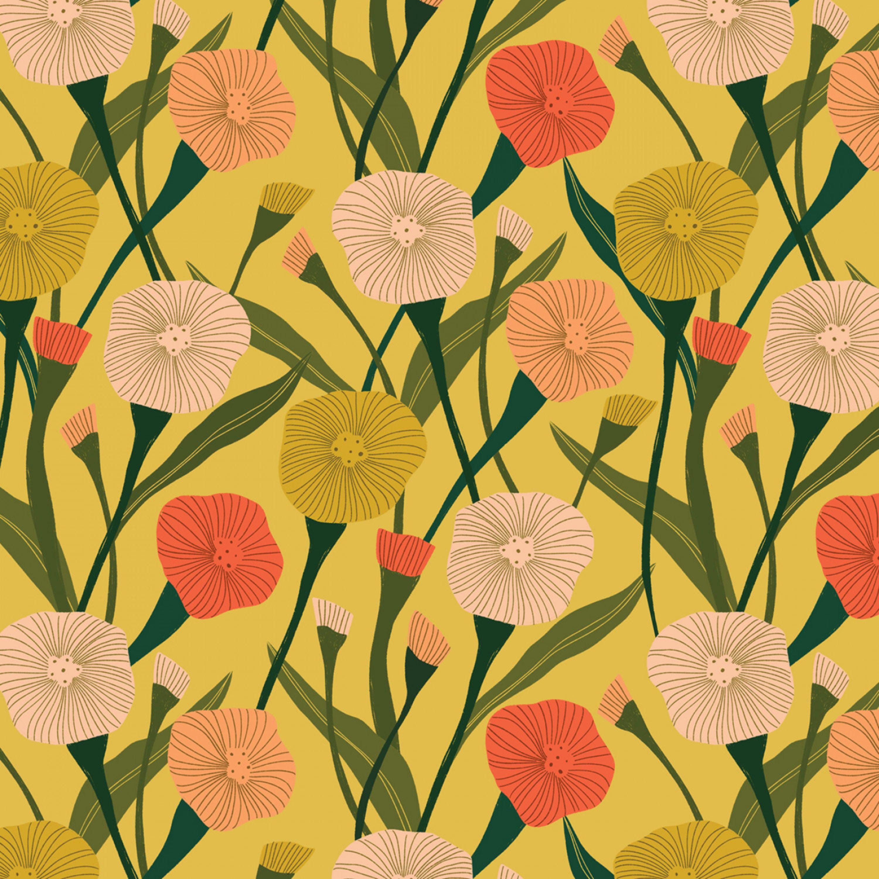Blooms - Red - Poppy Fields - MK Surface - Cloud 9 Fabrics - Poplin Blooms - Red - Poppy Fields - MK Surface - Cloud 9 Fabrics - Poplin