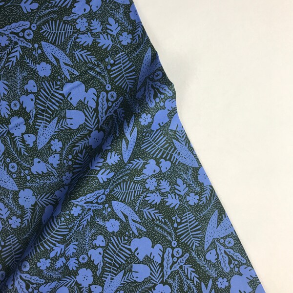 Flowers Lagoon Tonal - Wild & Free Collection -  Hello Lucky - Robert Kaufman - 100% cotton - AIL1956071