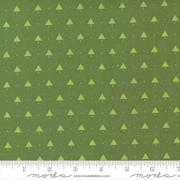 Christmas Trees Spruce - Merry Little Christmas - Bonnie and Camille - Moda - Quilters Cotton