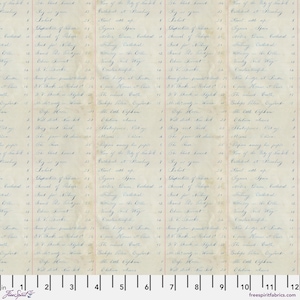 Ledger Indigo - Palette Pink - Tim Holtz - 100% Quilters Cotton PWTH294-INDIGO