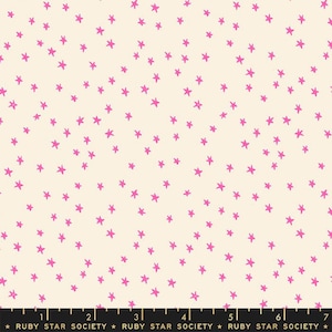 Starry MINI Neon Pink - Starry - Alexia Abegg - Ruby Star Society Fabric - Moda 100% Quilters Cotton - RS4110-22