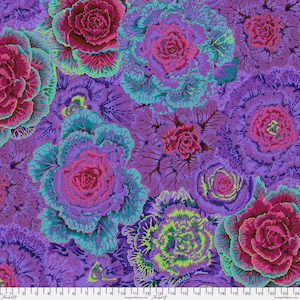 Brassica Purple - Philip Jacobs - Kaffe Fassett Collective - PWPJ051-PURPL - 100% Quilters Cotton