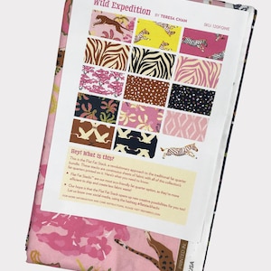 Wild Expedition - 12 pcs Fat Quarter Bundle Flat Fat Stack - Teresa Chan - Paintbrush Studio Fabric 100% Quilters Cotton