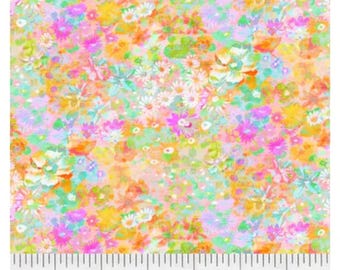 Psychedelic Floral 108" WIDEBACK - P&B Textiles - Perennial -  Quilters Cotton - Priced by the Half Yard