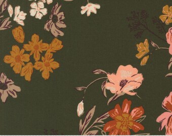 Harvest Bloom Pine - Foraged Found and Hand Me Down - Fancy That Design House - Moda - Quilters Cotton 45630-22