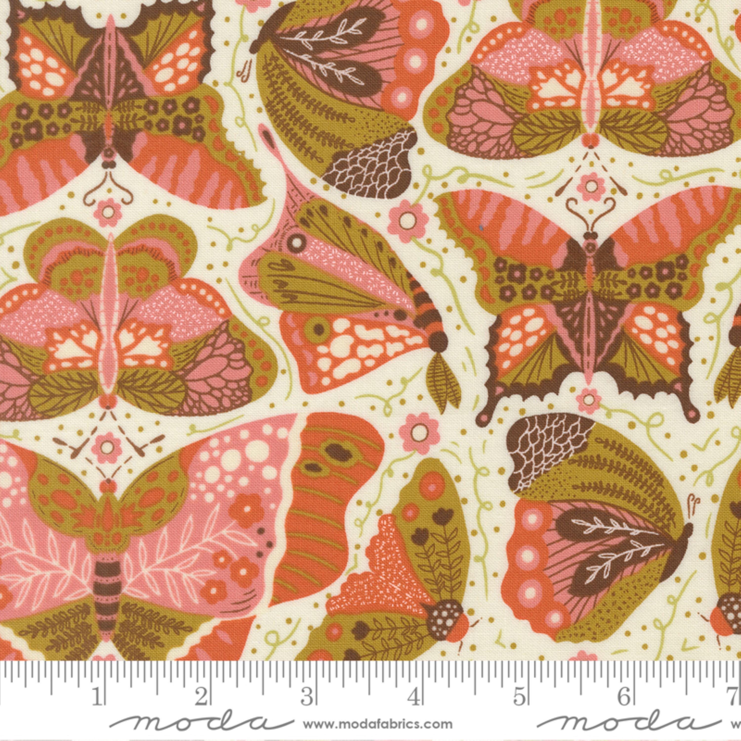 Butterfly Cloud - Night Owl - Gingiber - Moda 100% Quilters Cotton 48421-11