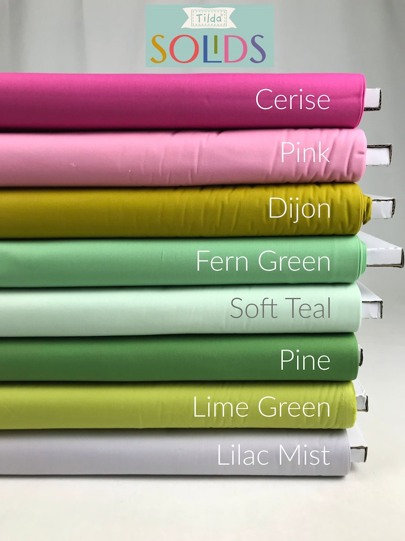 Tilda Solids Tone Finnanger Tilda Fabrics 100% Cotton Quilting Fabric Yardage image 1