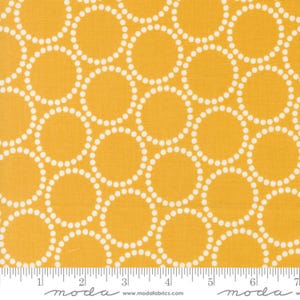 Pearl Dots Golden - Liebesbrief - Lizzy House - Moda 100% Quilters Cotton 37125-16