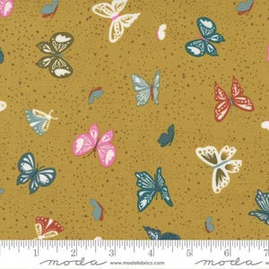 Flutter Bronze - Songbook A New Page - Fancy That Design House - Moda - Quilters Cotton
