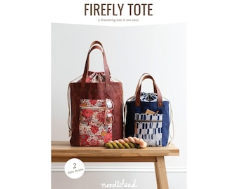 Firefly Tote Sewing Pattern - Anna Graham - Noodlehead - 2 Sizes