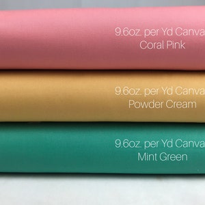 9.6oz Weight BIG SUR Canvas Fabric ~ from Robert Kaufman Fabrics - 100% HEAVY Cotton