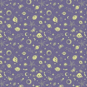 Mystical Print - Mystical Halloween - Carol Alfreds - Paintbrush Studio Fabric 100% Quilters Cotton