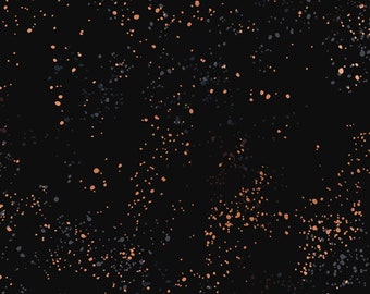 Speckled Black Copper METALLIC - Rashida Coleman Hale - Ruby Star Society Fabric - Moda 100% Quilters Cotton - RS5027-61M