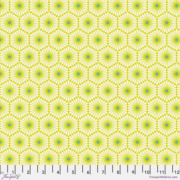 Daisy Chain Clover Besties Tula Pink - Freespirit Fabrics - 100% Quilters Cotton - SHIPPING NOW
