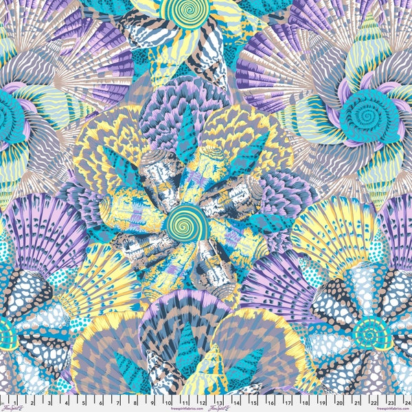 Sailor Valentine Grey - August 2023 - Philip Jacobs - Kaffe Fassett Collective - 100% Quilters Cotton - PWPJ120-GREY